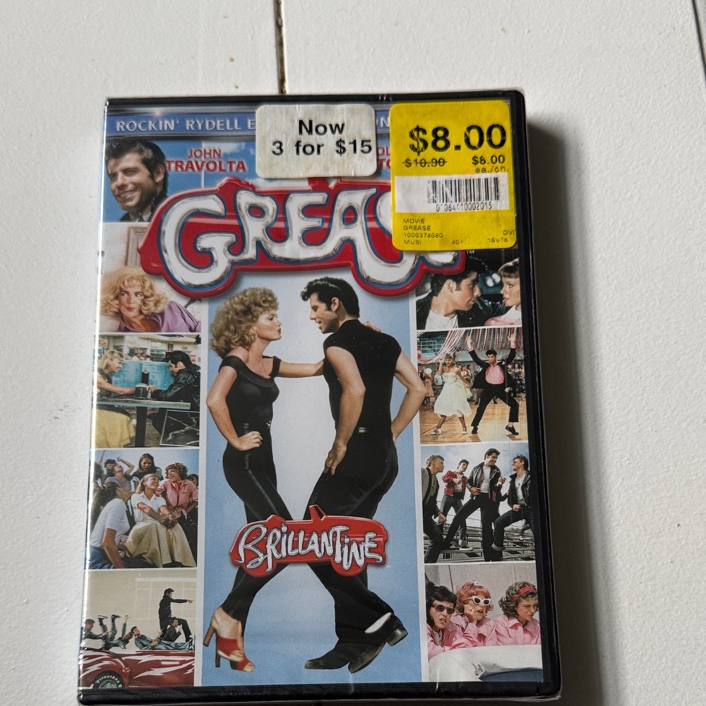 Grease DVD with Iconic Cover